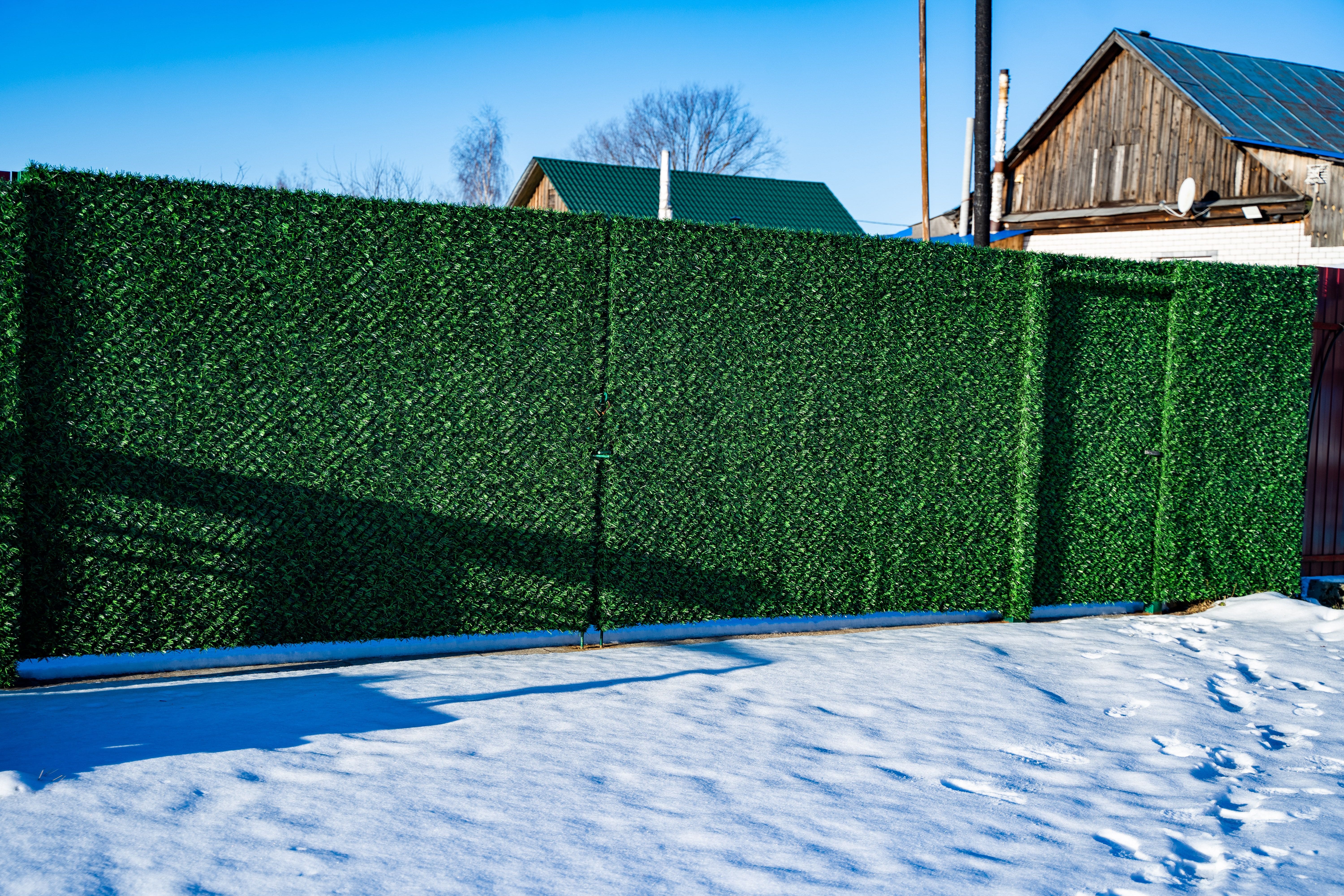 Вечнозеленый забор Grass Fence рулон 2м фото 4 в Вологде